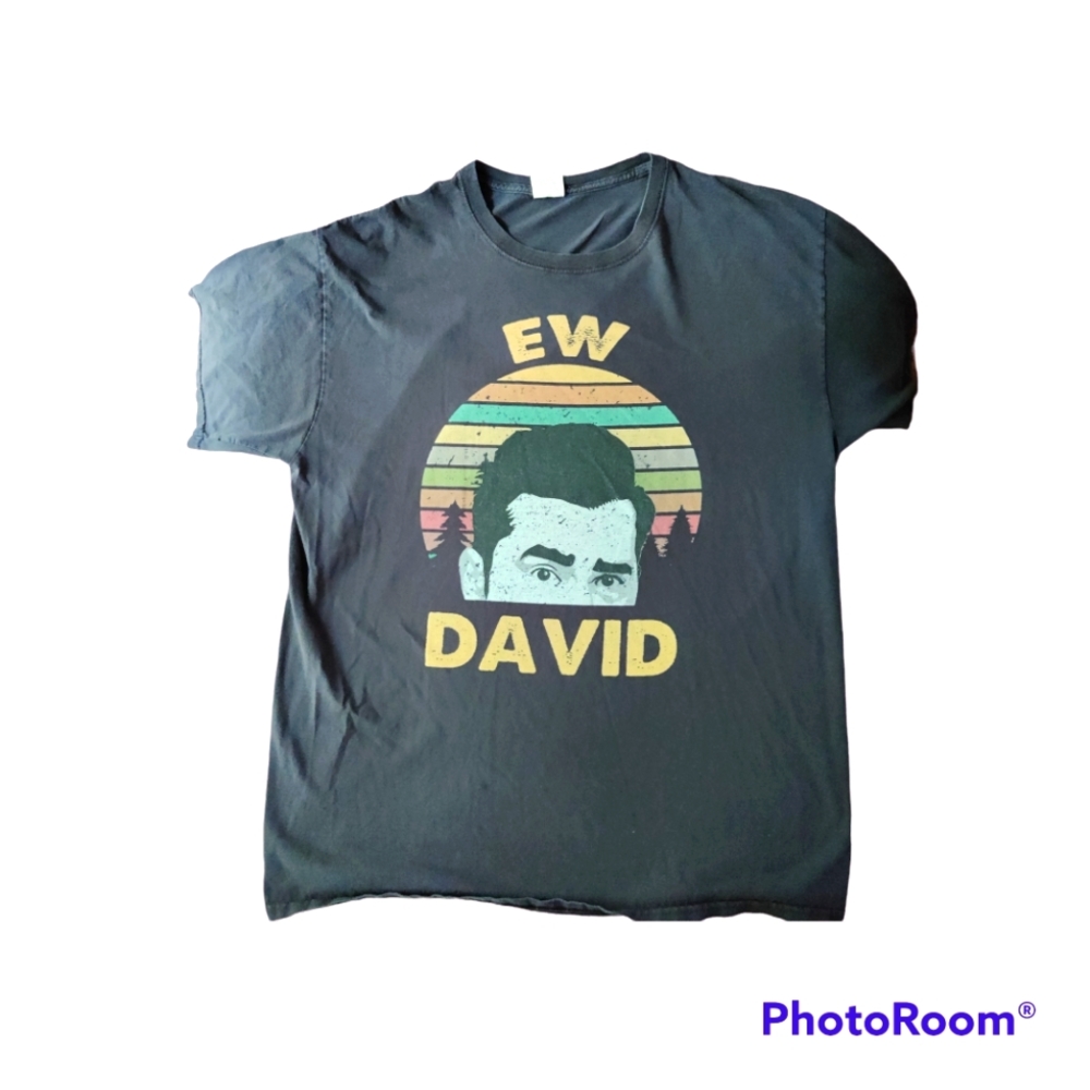 Schitt's Creek Size Large Ew, David! t-shirt